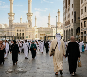 Economy Umrah package from pakistan 10 days 3-star hotel near Haram