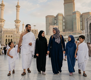 Private family Umrah package Pakistan custom dates flexible