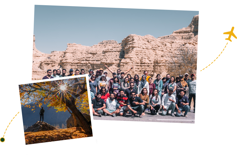 Travelers exploring Pakistan with local tour experts