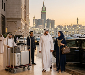Premium Umrah package from Lahore 12 days 5-star hotel near Haram