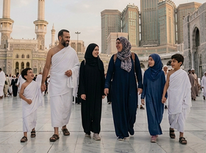 Private family Umrah package Pakistan custom dates flexible