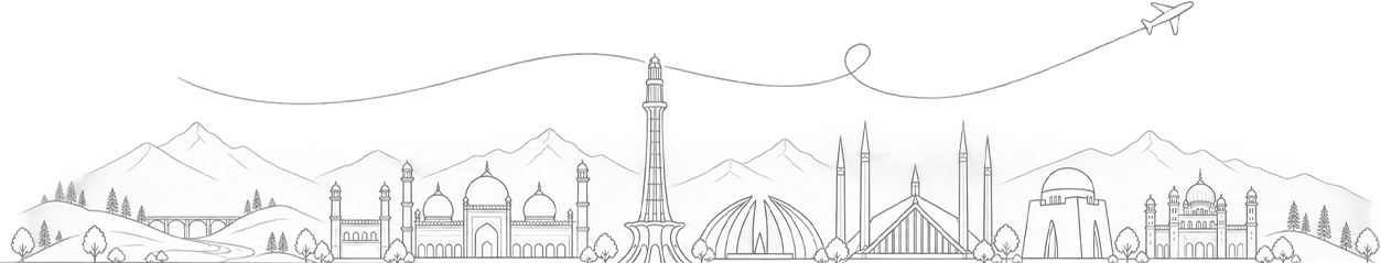 Historic cultural landmark in Pakistan on a heritage tour