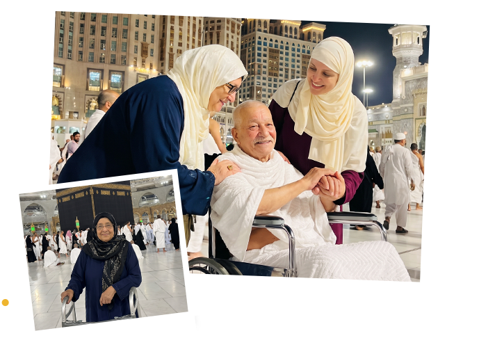 Multi-generational family Umrah Pakistan elderly pilgrims children private package Tours in Pakistan